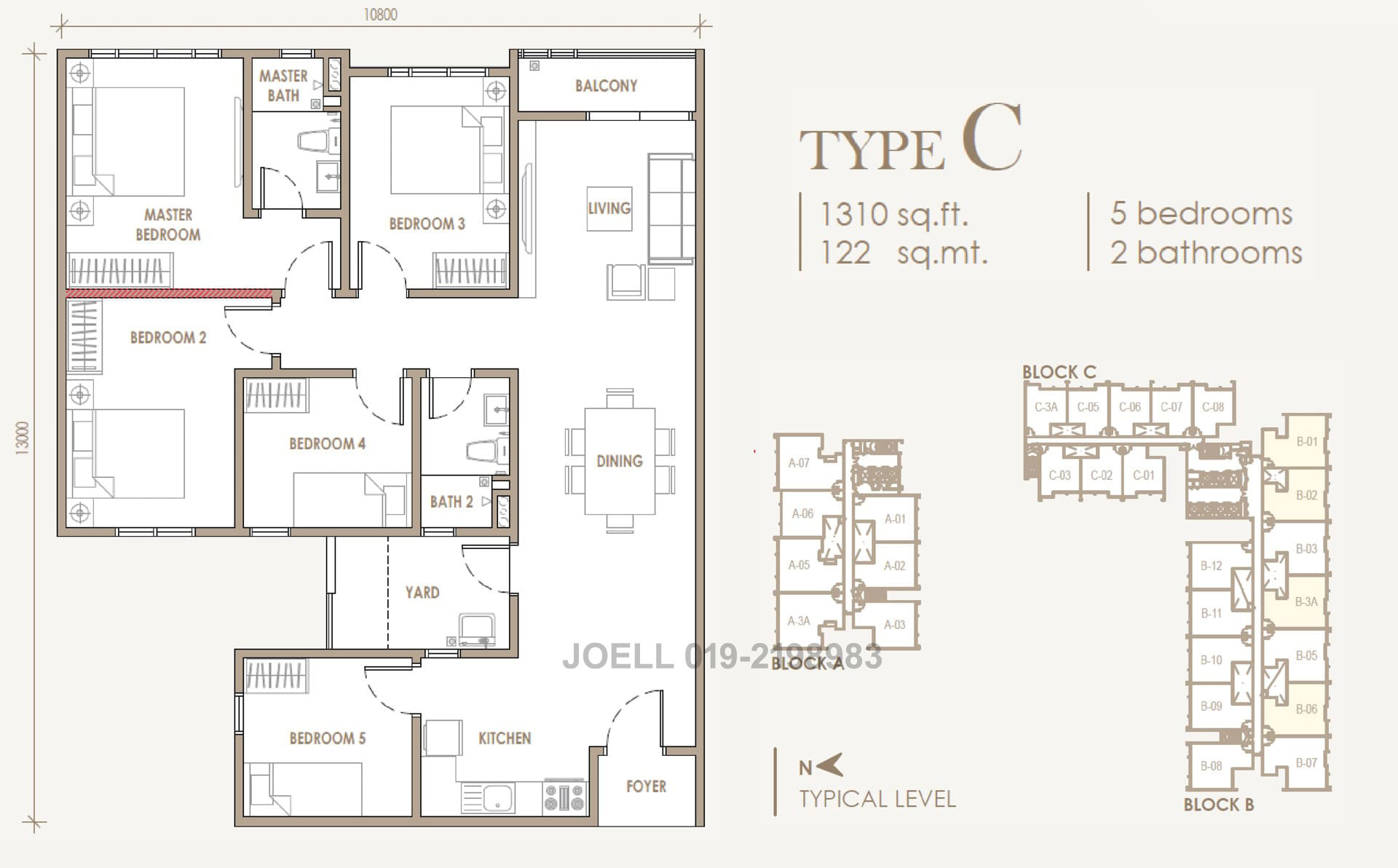 Type C 1310sf